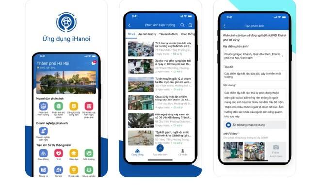 iHanoi - Ứng dụng kết nối người dân, doanh nghiệp với Chính quyền Thủ đô