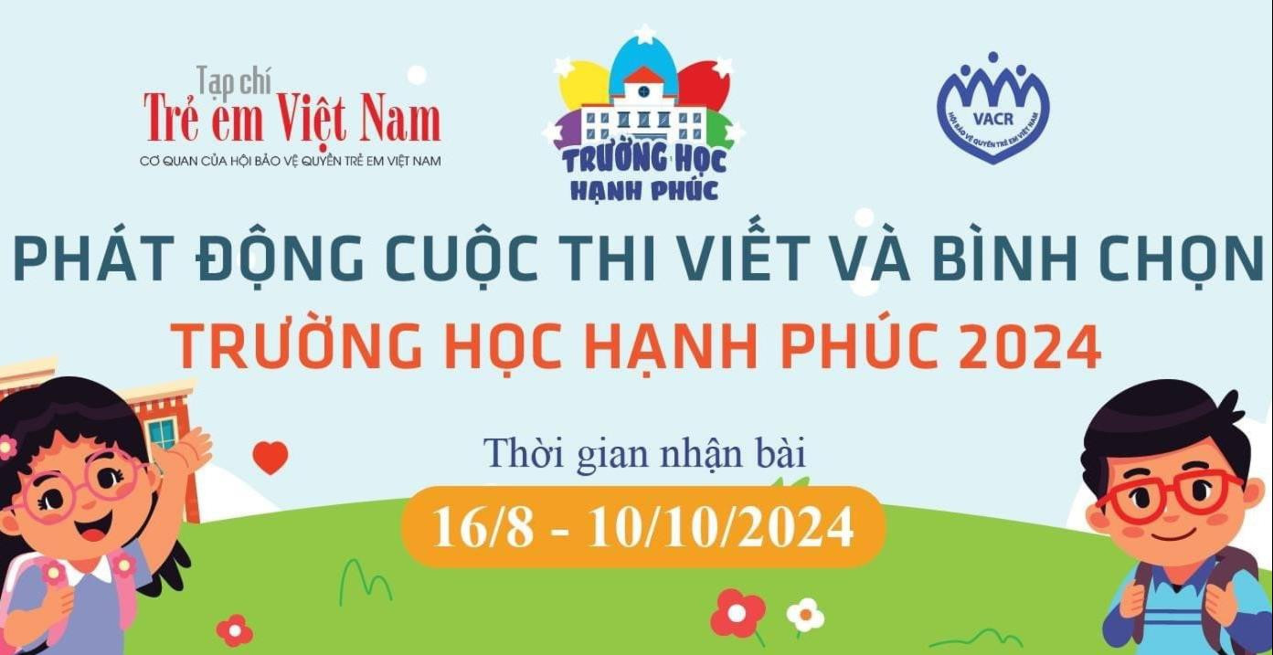 Thi viết và bình chọn “Trường học hạnh phúc”