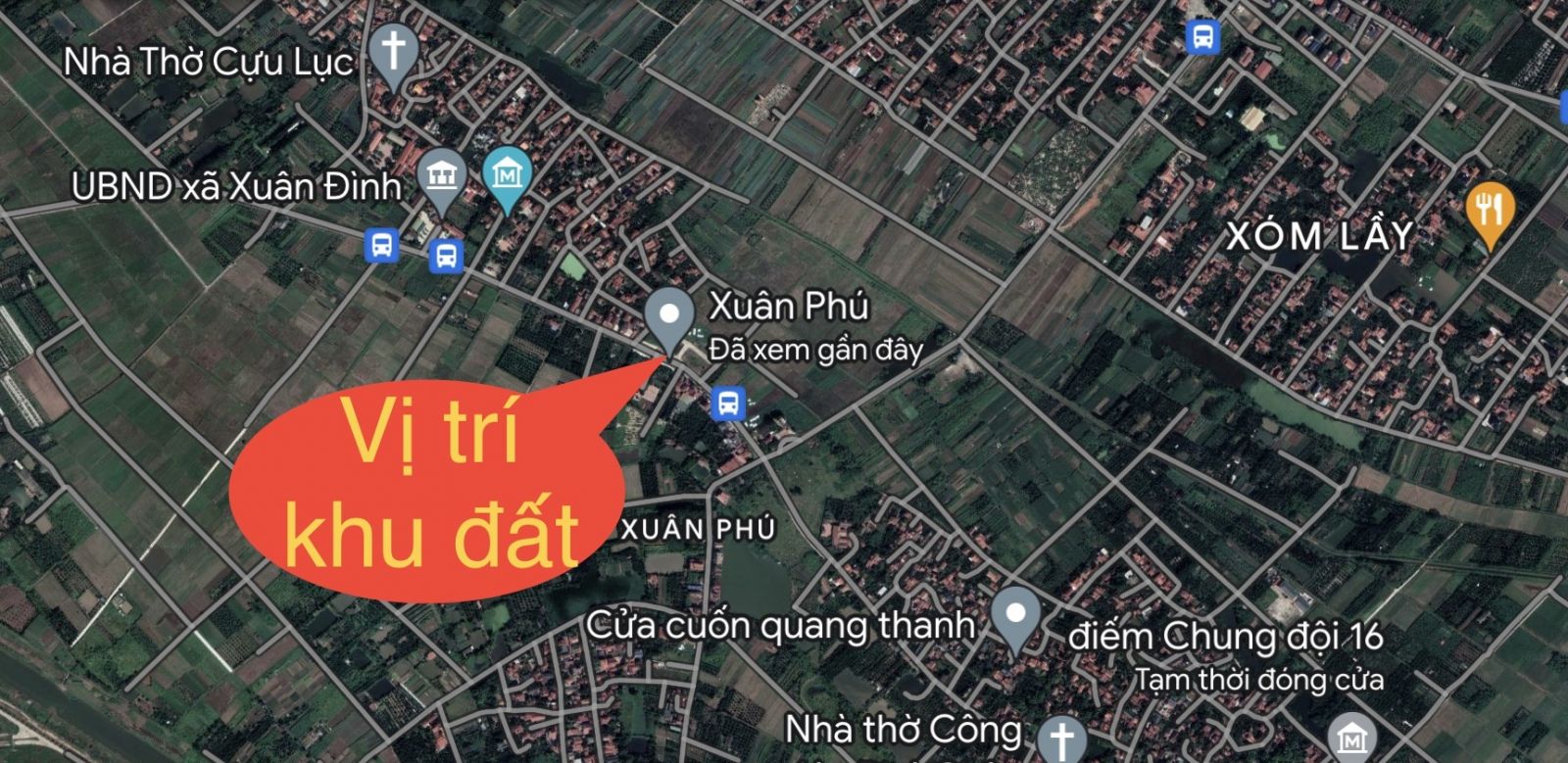 THÔNG BÁO MỜI THAM GIA ĐẤU GIÁ QUYỀN SỬ DỤNG ĐẤT KHU HƯƠNG NAM (XÃ XUÂN ĐÌNH)