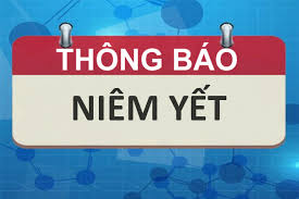 THÔNG BÁO NIÊM YẾT CÔNG KHAI DANH MỤC TTHC ĐANG THỰC HIỆN TẠI UBND XÃ XUÂN ĐÌNH